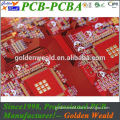 2-4oz led lamp project pcb and pcba design fabricate crf china double side pcb manufacturer